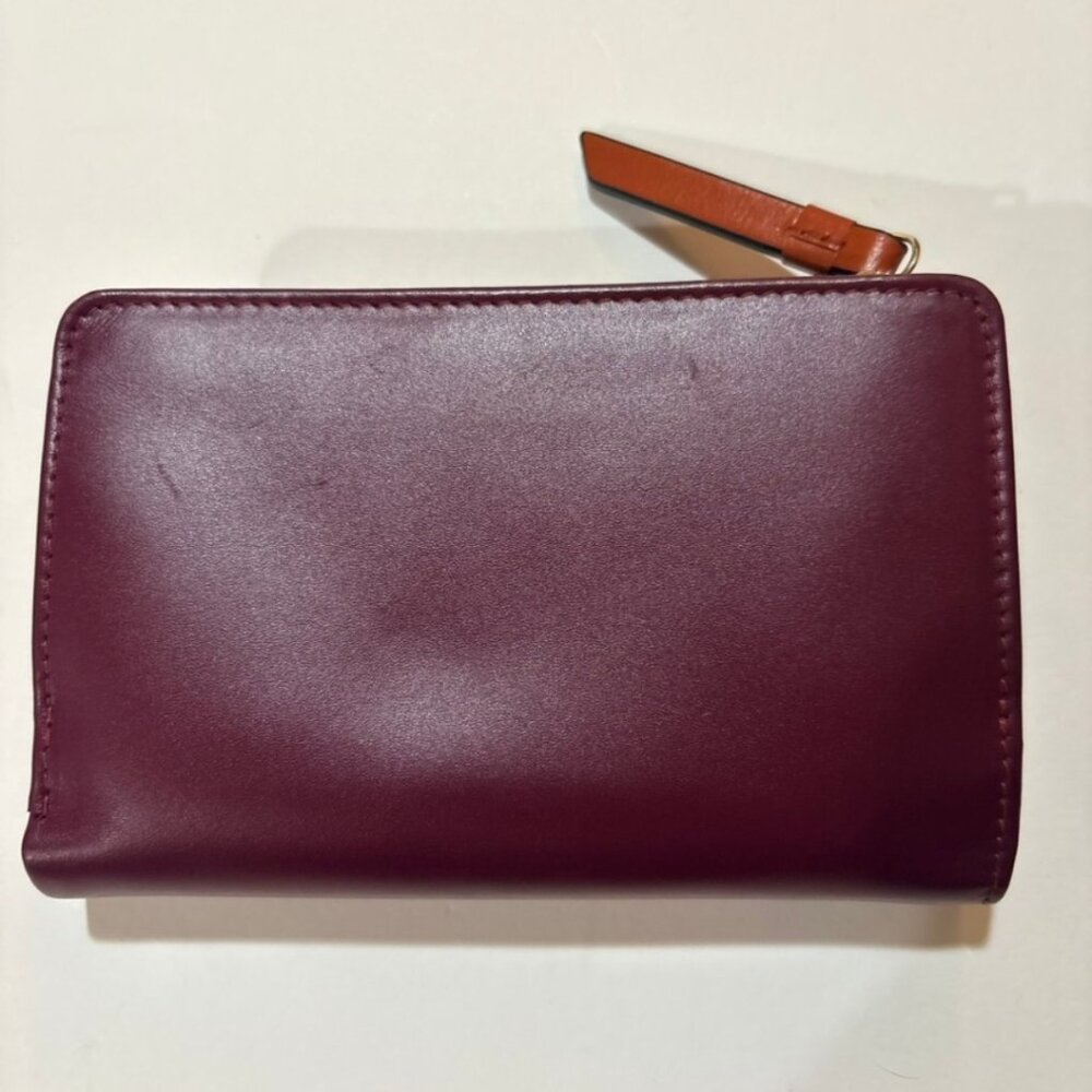 Radley London Scottie Dog Leather Wallet Zip Around Burgundy - Picture 11 of 12